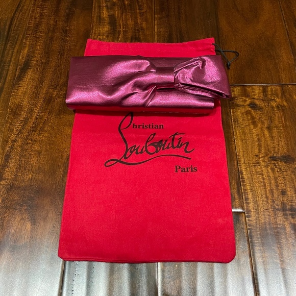 Christian Louboutin Red Bow Purse Brand New with Tags